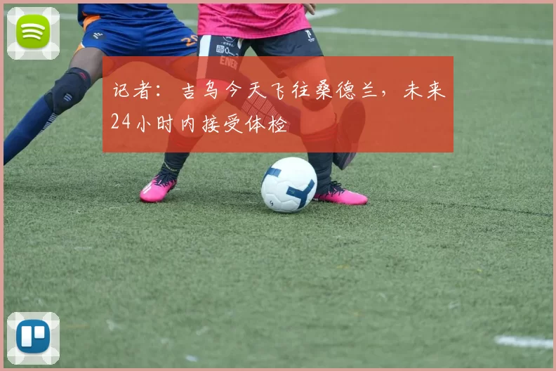 记者：吉乌今天飞往桑德兰，未来24小时内接受体检