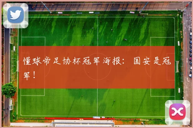 懂球帝足协杯冠军海报：国安是冠军！